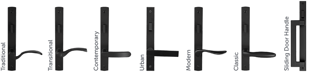 Mutlipoint hardware door handles image