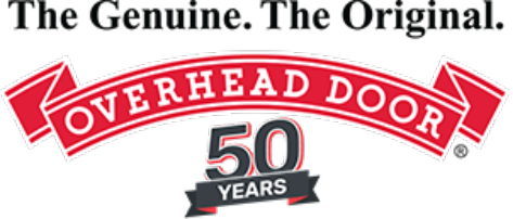 Overhead door genuine logo 50 years